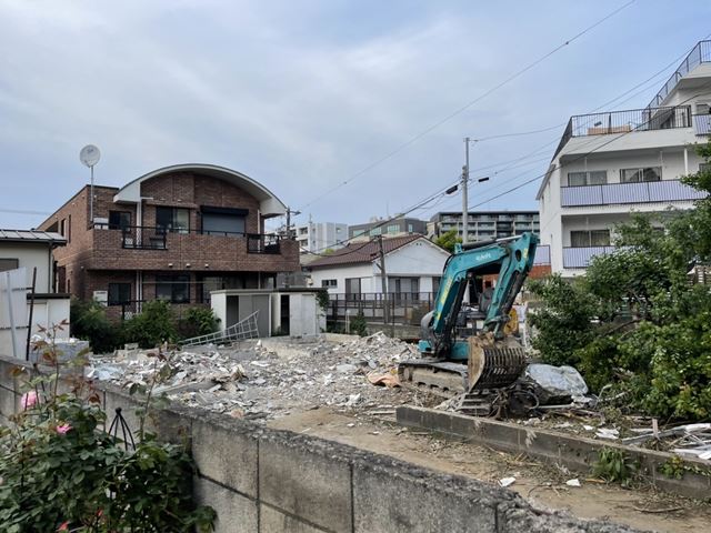 木造2階建て解体工事(神奈川県横浜市神奈川区上反町)　工事後の様子です。